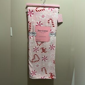 Juicy‎ couture Christmas throw blanket